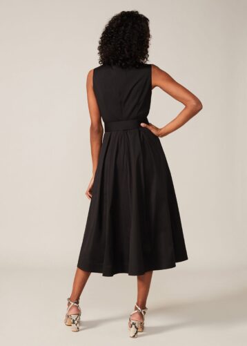 Phase Eight Calissa Fit And Flare Dress Black