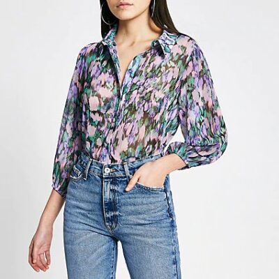 River island hot sale floral shirt