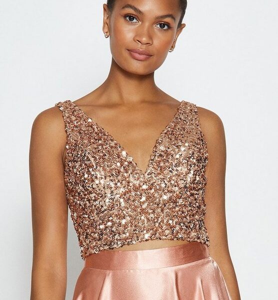 gold sequin top uk