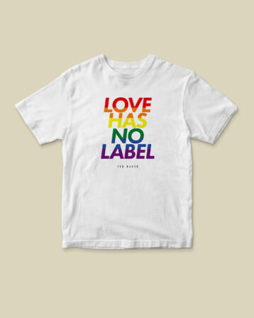 Lovetee Love Has No Label Cotton Charity T shirt White