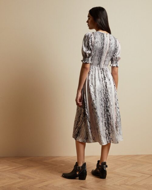 Midi dress hot sale snake print