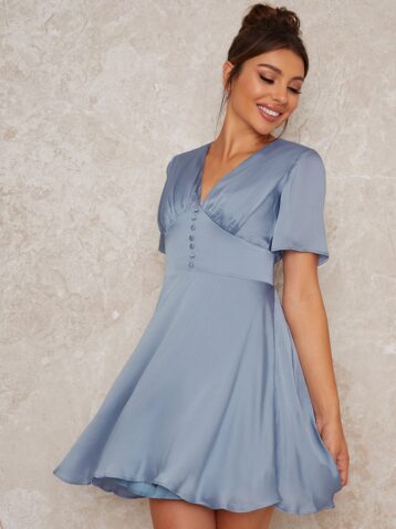 Chi Chi Harlla Dress Light Blue