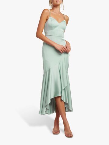 Forever New Hazel Wrap Dress Pale Sage