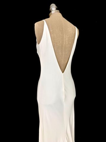 Bibilux Silk slip wedding dress, Ivory - Image 2