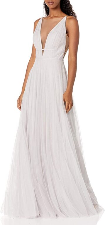 Jenny Yoo Kaelyn Special Maxi Dress, Off White/Moonstone