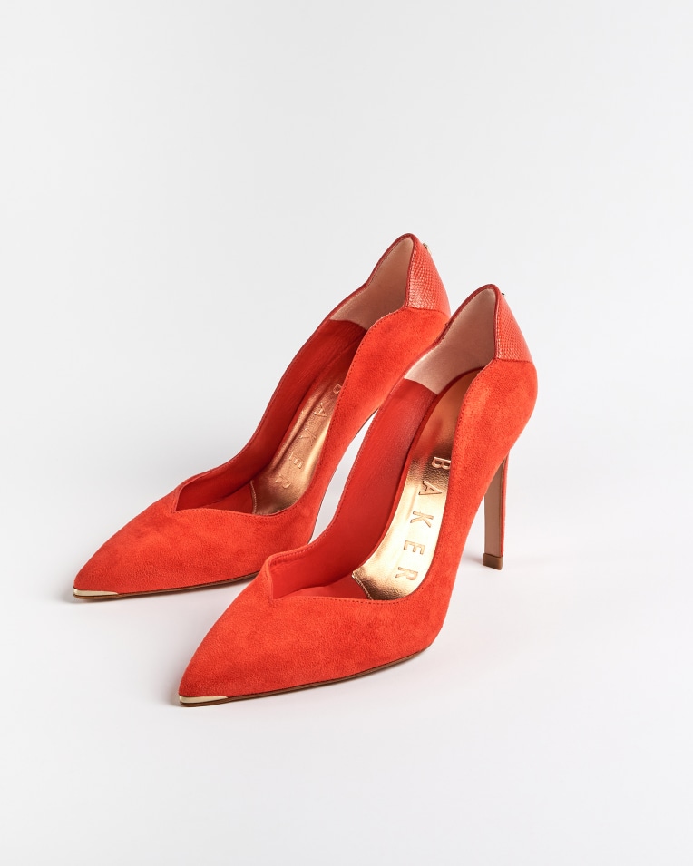 DAYSIIL Scalloped high heel court shoes £125 £87