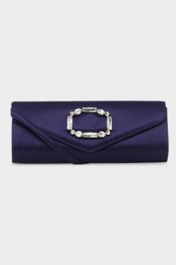 Hobbs Jewel Evie Clutch Navy Blue