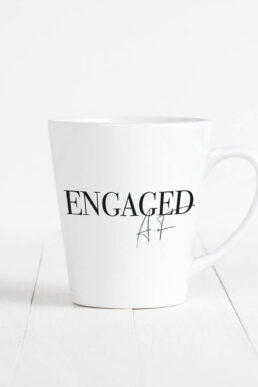 Team Hen Engaged Af Latte Mug