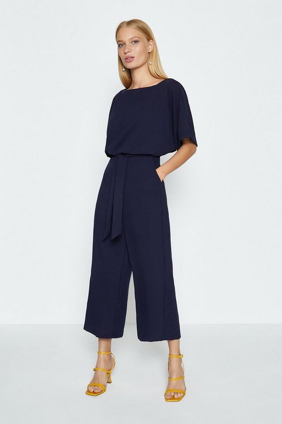 Cape Top Wide Leg Jumpsuit