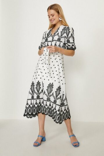 Coast black 2024 white dress