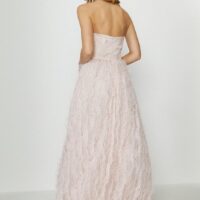 coast tulle bodice ruffle dress