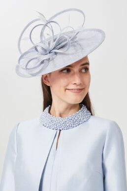 Hobbs Freya Fascinator Celeste Pale Blue