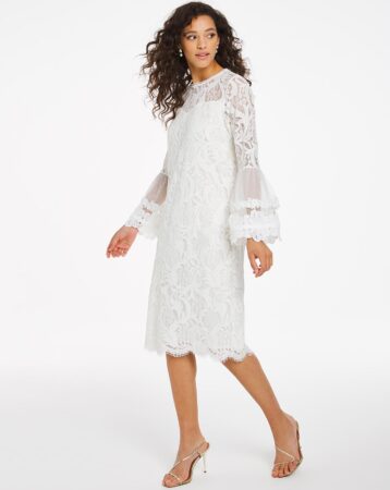 Joanna Hope Joanna Hope Lace Shift Dress White