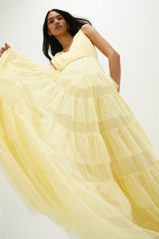 Lemon tulle dress hotsell