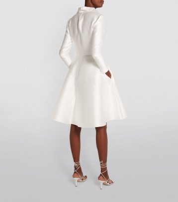 ALEXIS MABILLE Wrap-Waist Mini Dress, White - Image 2