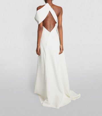 MATICEVSKI Unbridled One-Shoulder Gown, White - Image 2