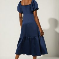 Oasis bardot 2024 dress blue