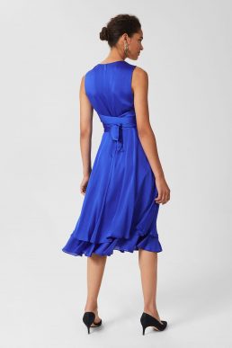 Lila V Neck Midi Dress