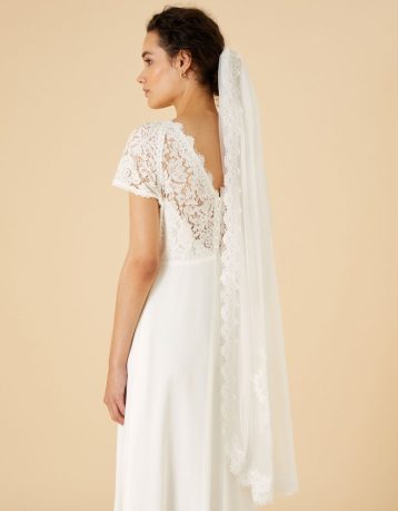 Monsoon Vicki lace veil Ivory