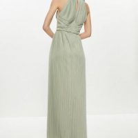 Coast green pleated dress hotsell