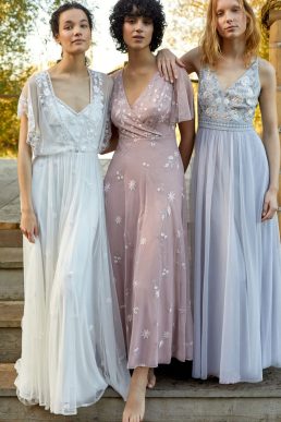 Monsoon bridesmaid dresses pink best sale