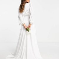 Asos satin 2024 wedding dress