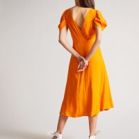 Ted baker sale burnt orange dress