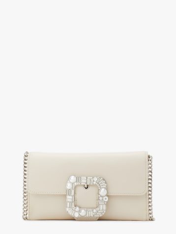 Kate Spade bridal buckle crossbody Ivory