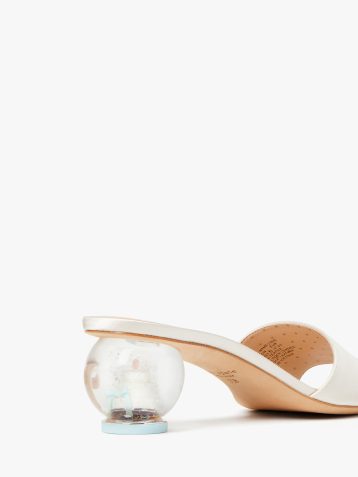 Kate Spade love slide sandals bridal ivory