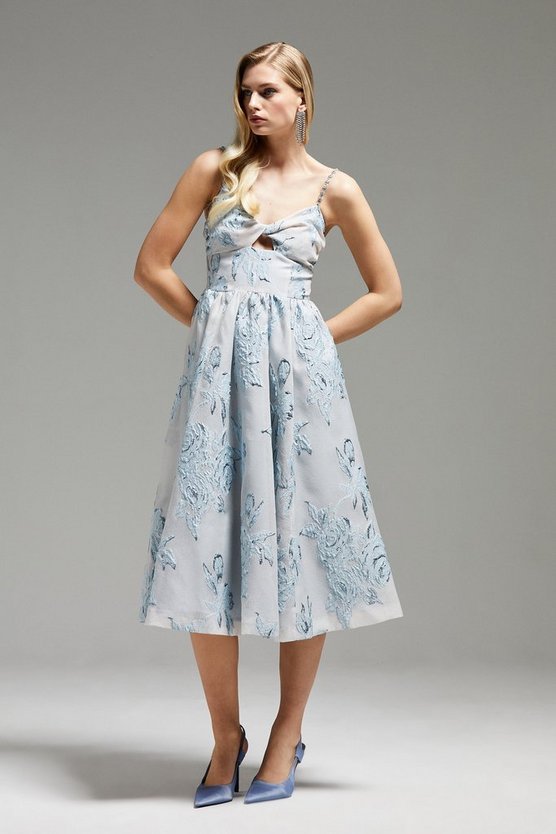 Pale blue clearance midi dress uk