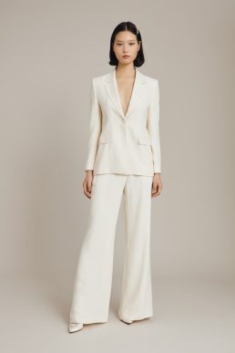 Ghost Bridal Alexa Trouser Cloud Dancer Ivory