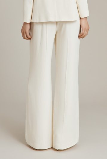 Ghost Bridal Alexa Trouser Cloud Dancer Ivory