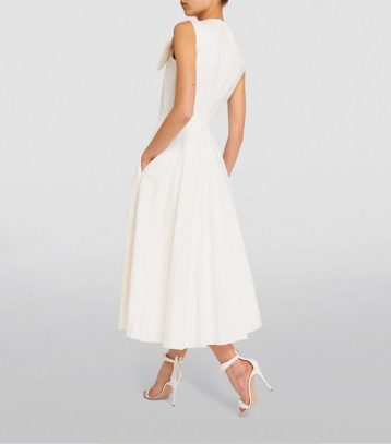 ROKSANDA Brigitte Midi Dress Ivory