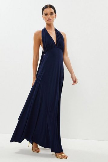 Coast Petite Multiway Bridesmaid Maxi Bridesmaid Dress​ Navy Blue