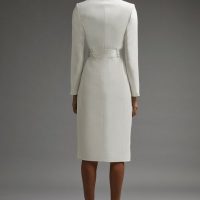 Coast Premium Midi Tuxedo Bridal Dress White