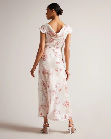 Ted baker clearance cream floral dress