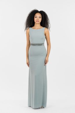 TFNC Halannah Sage Green Maxi Bridesmaid Dress