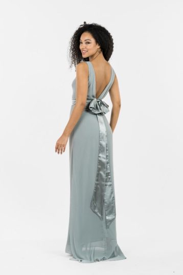 TFNC Halannah Sage Green Maxi Bridesmaid Dress