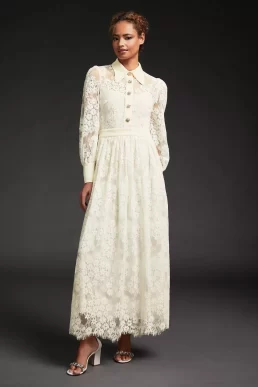 LK Bennett Lily Ivory Lace Wedding Dress