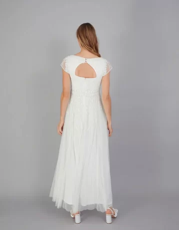 Monsoon Simone bridal maxi dress ivory