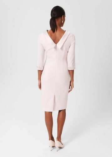 Hobbs Rhianne Shift Dress Dress Light Pink Blush