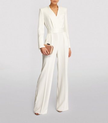 MAX MARA Tailored Jumpsuit White