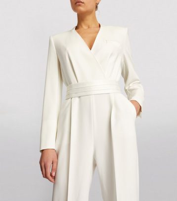 MAX MARA Tailored Jumpsuit White