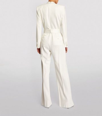 MAX MARA Tailored Jumpsuit White