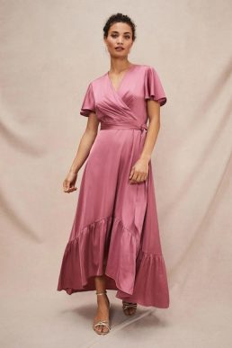 Phase Eight Nancie Eclipse Dress Rosewood Pink