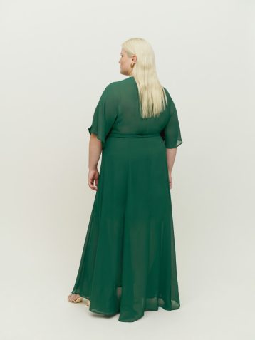 Reformation Gatsby Maxi Dress ES, Emerald Green