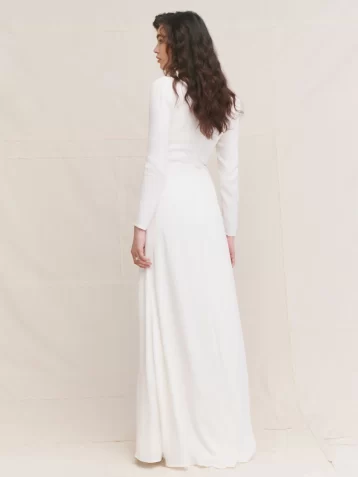 Reformation Gatsby Maxi Dress Ivory