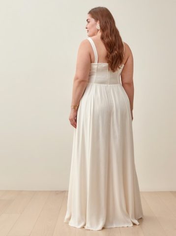 Reformation Hollyhock Bridal Dress ES Ivory