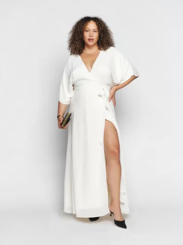 Reformation Winslow Bridal Maxi Dress Es Ivory