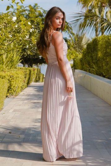 TFNC Diba Mink Maxi Bridesmaid Dress